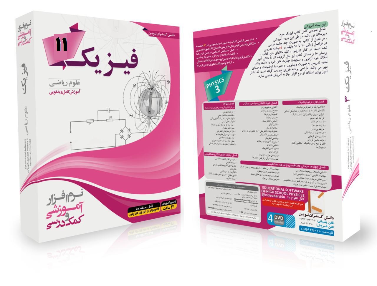 جزوه--فیلم-آموزش-کامل-فصل-سوم-فیزیک-یازدهم-ریاضی-(فصل-سوم-مغناطیس)